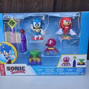 Kids Toy Set - Blue Sonic & Red Knuckles